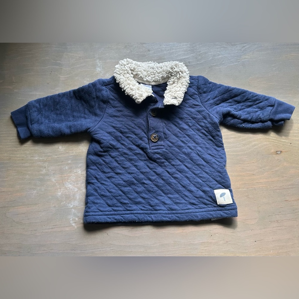 🦋Carter's Navy Quilted Sweater
